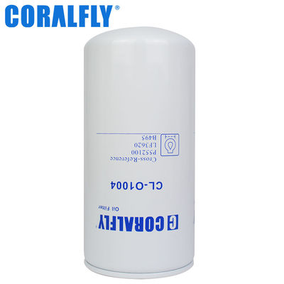 Full Flow 4.65 Inch Fleetguard فلتر الزيت Lf3620 Cross Reference
