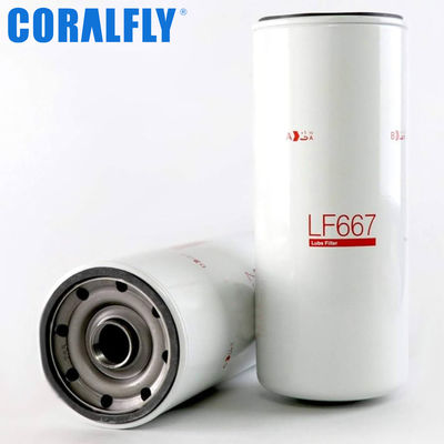 lf667 P553191 1R0739 فلتر الزيت Fleetguard يدور بتدفق كامل