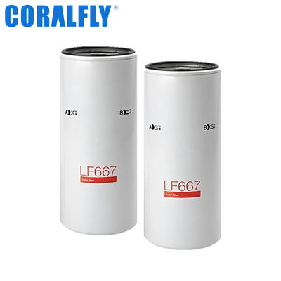 فلتر الزيت Fleetguard Cross Reference LF667 Excavator Fleetguard Filter