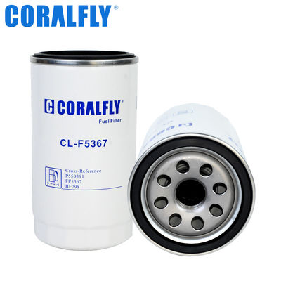Coralfly Construction Machinery Fuel Filter P550391 FF5367 BF798 For Fleetguard Donaldson