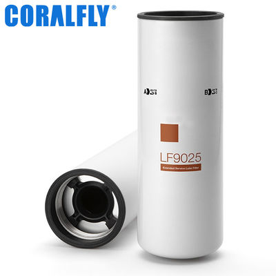 16 ميكرون Fleetguard Lube Oil Filter Synthetic Media Lf9025 Cross Reference