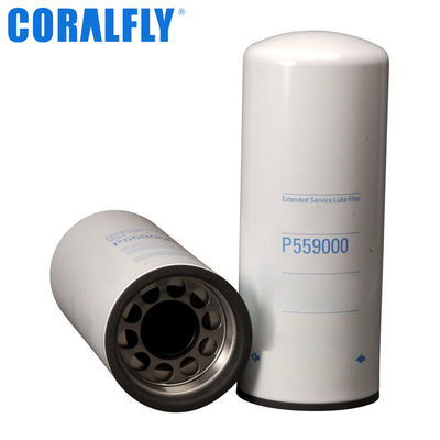 ISO9001 فلتر الزيت P559000 مرجع متقاطع لـ CORALFLY
