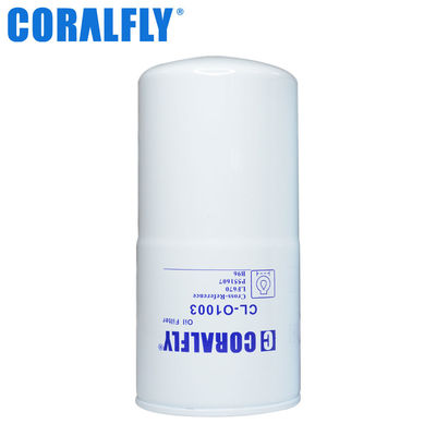 SAE J1858 Efficiency Test Fleetguard LF670 فلتر الزيت ضمان لمدة عام