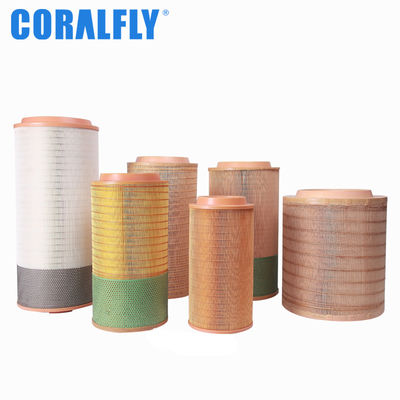 Coralfly محرك الديزل حفارة شاحنة Fleetguard فلتر الهواء Af409k