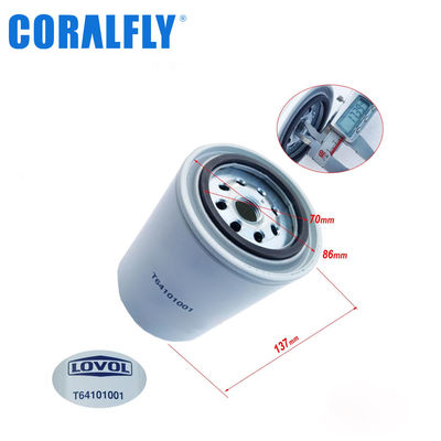 Coralfly آلات البناء Lovol Oil filter T64101001 11711977 440054600 156017600371