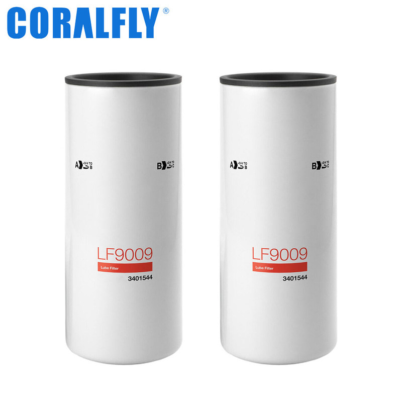 Fleetguard LF9009 فلتر زيت التشحيم المرجعي 17 ميكرون