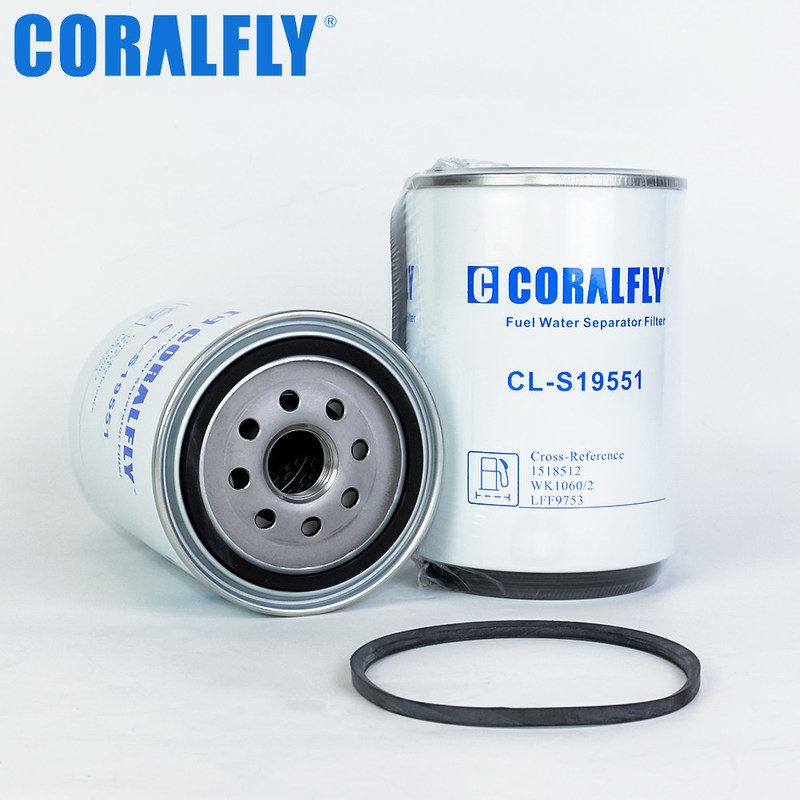 Coralfly Construction Machinery Fuel Water Separator Filter 1518512 WK1060/2 LFF9753 For Scania