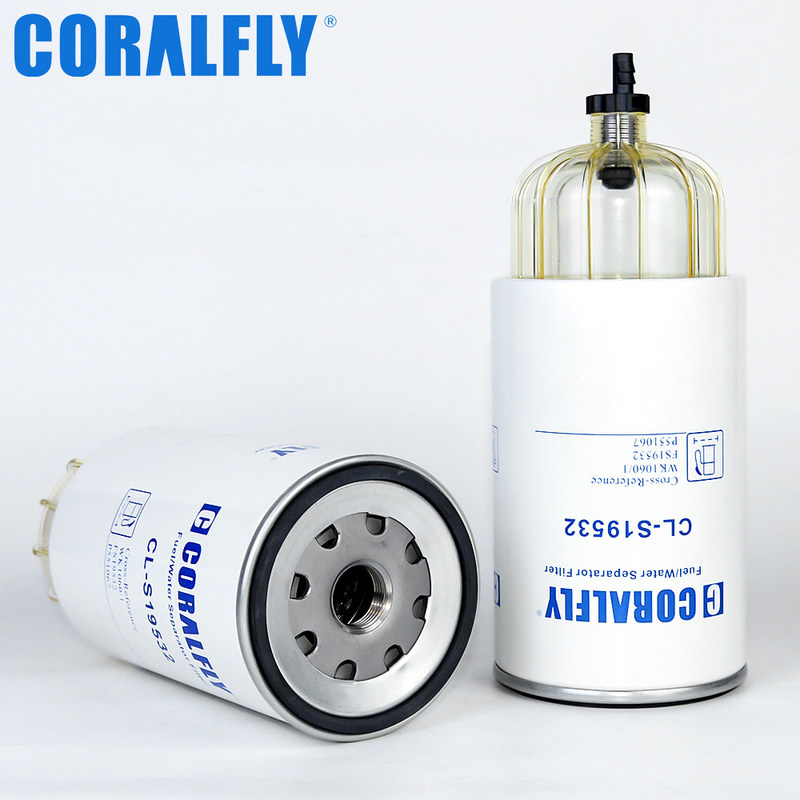 Coralfly Construction Machinery Fuel Water Separator Filter WK1060/1 FS19532 P551067 For MANN