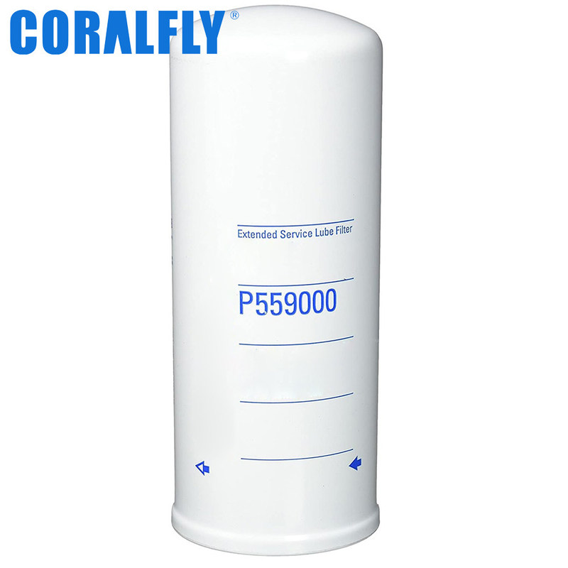 ISO9001 فلتر الزيت P559000 مرجع متقاطع لـ CORALFLY