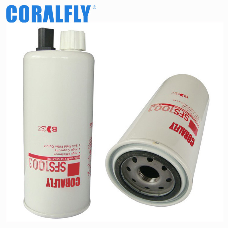 Coralfly OEM ODM محرك ديزل Fleetguard فلتر الوقود FS1003